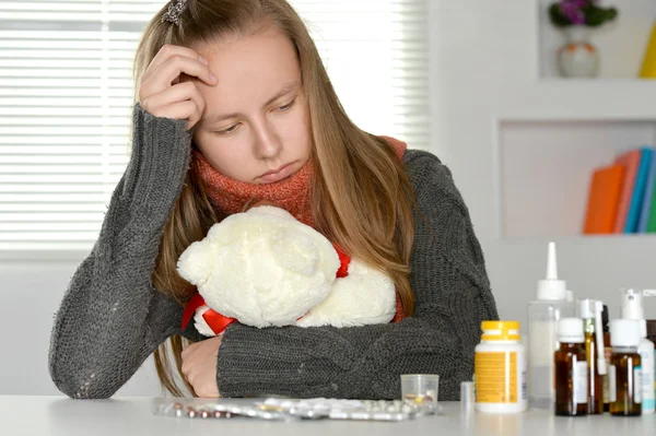 Porträt eines jungen Mädchens — Stockfoto