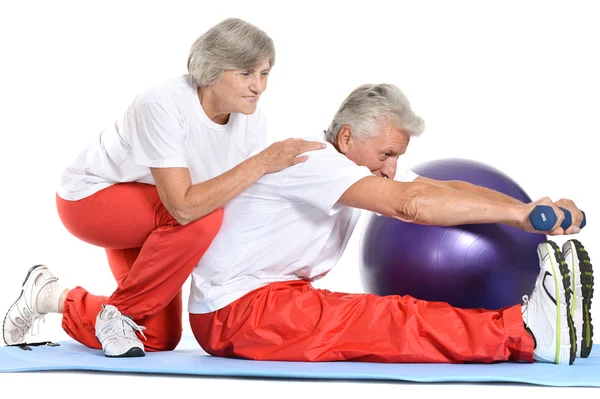 Fit senior couple — Stock Photo, Image