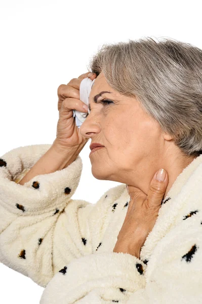 Mujer anciana enferma —  Fotos de Stock