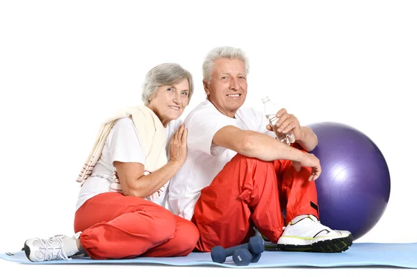 Fit senior couple — Stock Photo, Image