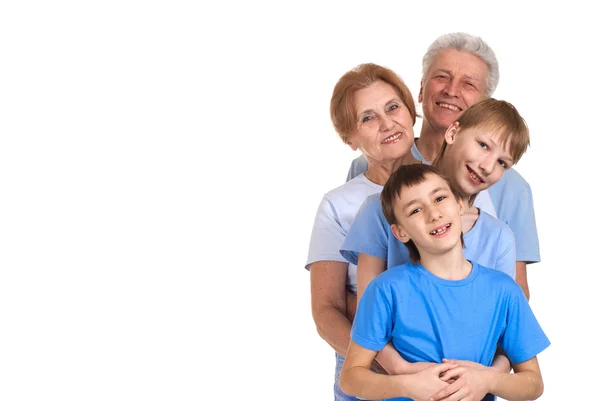 Nette Familie mit einer guten Freizeit — Stockfoto