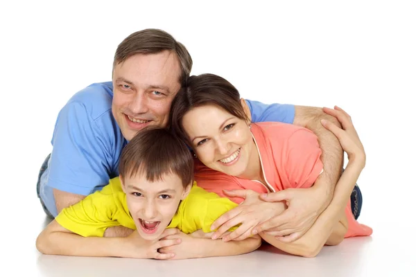 Gorgeous family having fun — Stock Photo, Image