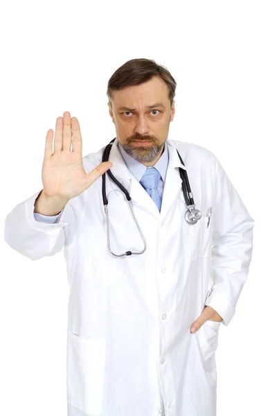 Adorabile medico nel suo ufficio — Foto Stock