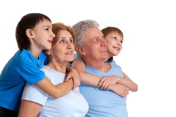 Smart family having a good leisure time — Stock Photo, Image