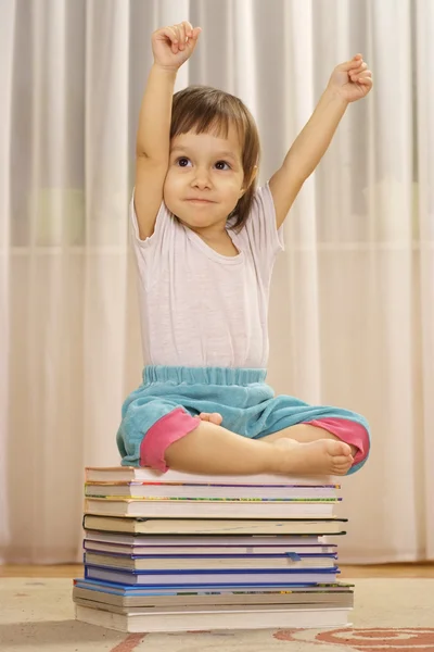 Superb girl is resting at home — Stock Photo, Image