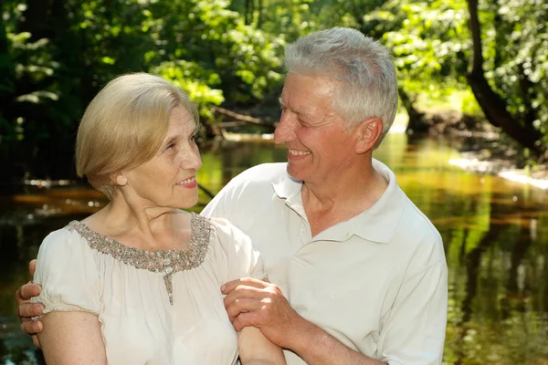 Amar pareja de ancianos —  Fotos de Stock