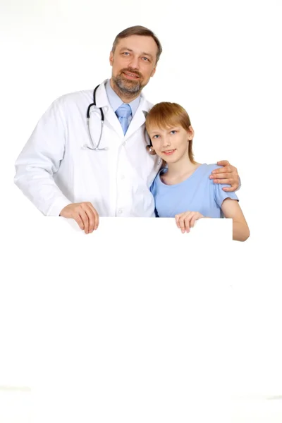 Gorgeous doctor in his office — Stock Photo, Image