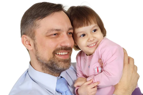 Padre feliz en casa —  Fotos de Stock