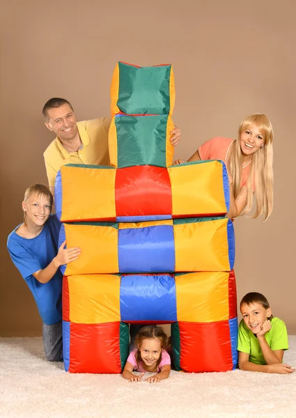 Famiglia divertendosi — Foto Stock