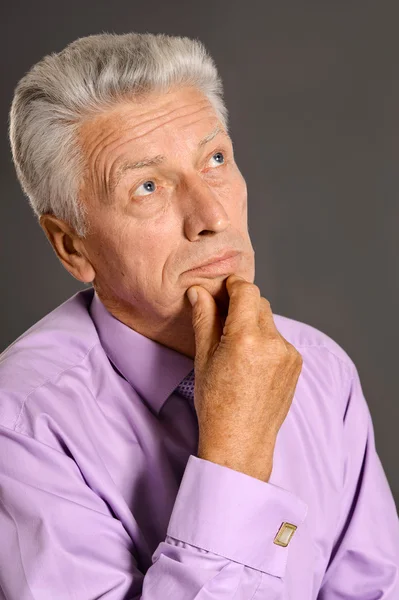 Oudere man portret — Stockfoto