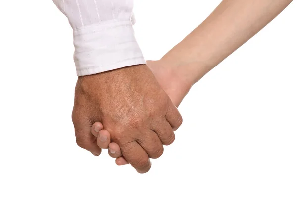 Dos manos juntas — Foto de Stock