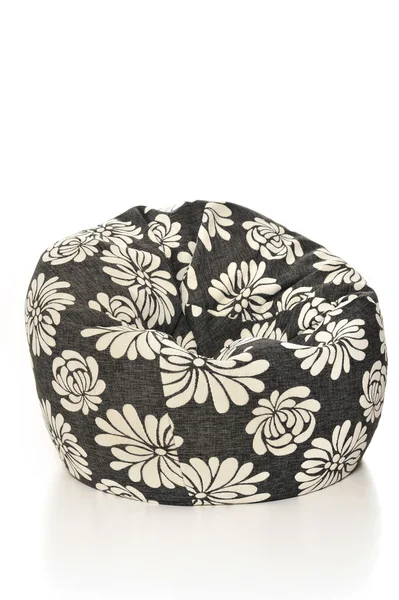 Black and white cushion armchair — Stock Photo, Image