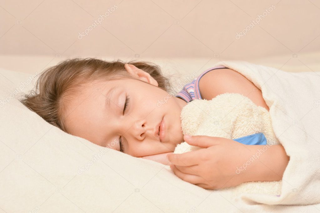 Beautiful little girl Stock Photo by ©aletia 32389801