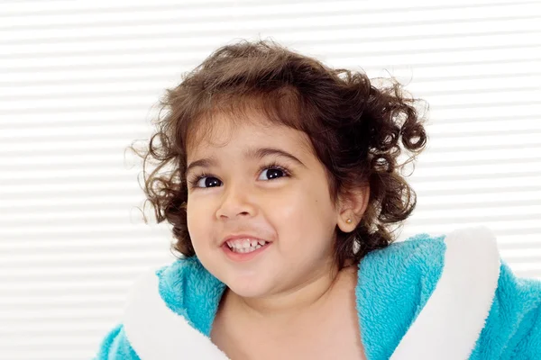 Funny little baby resting at home — Stock Photo, Image