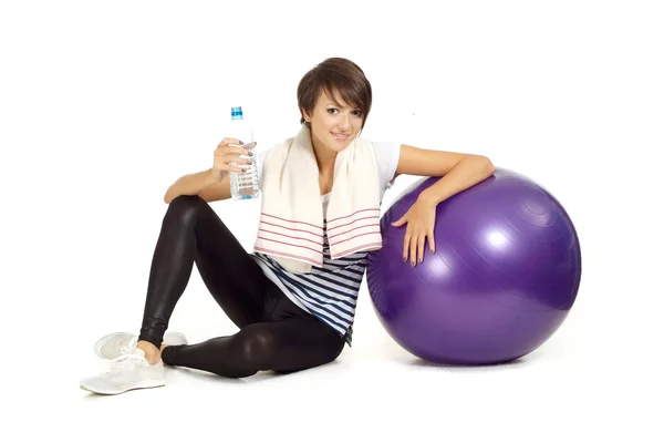 Tops girl at the gym — Stock Photo, Image