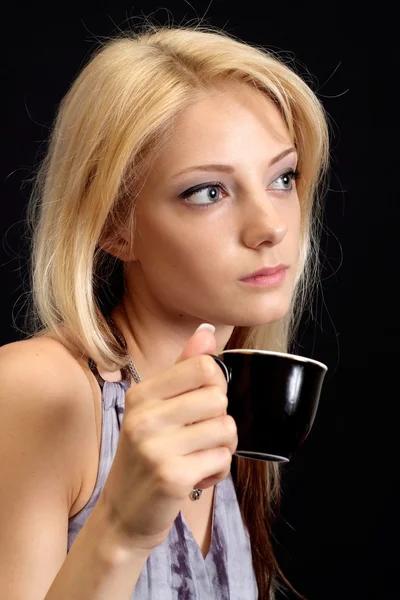 Pleasant blond relaxing — Stock Photo, Image