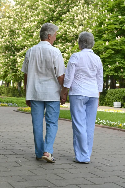 Happy elder couple — Stock Photo, Image