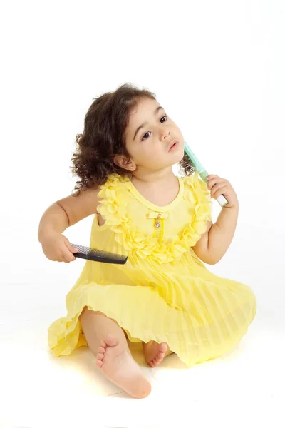 Nice little girl — Stock Photo, Image
