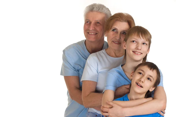 Verspielte Familie mit guter Freizeit — Stockfoto