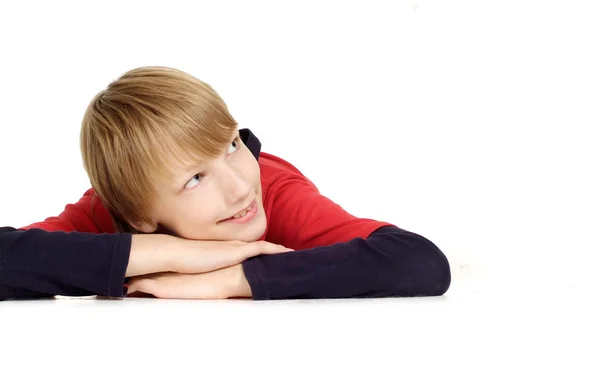 Teenager is thinking about something — Stock Photo, Image