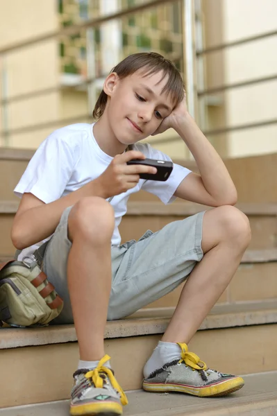 Young guy playing — Stock Photo, Image