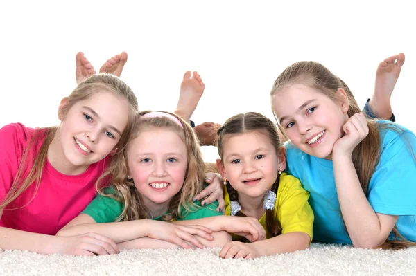 Young school girls — Stock Photo, Image