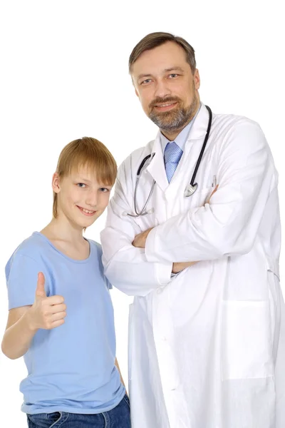 Magnifique médecin dans son bureau — Photo