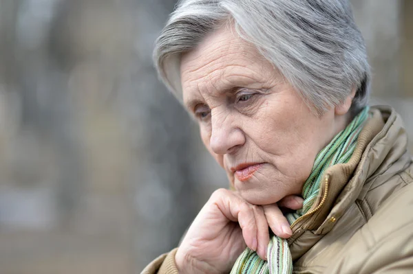 Beautiful old woman — Stock Photo, Image