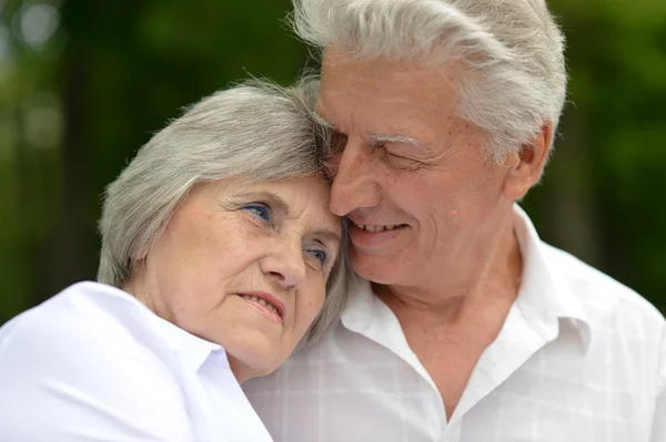 Feliz pareja de ancianos —  Fotos de Stock