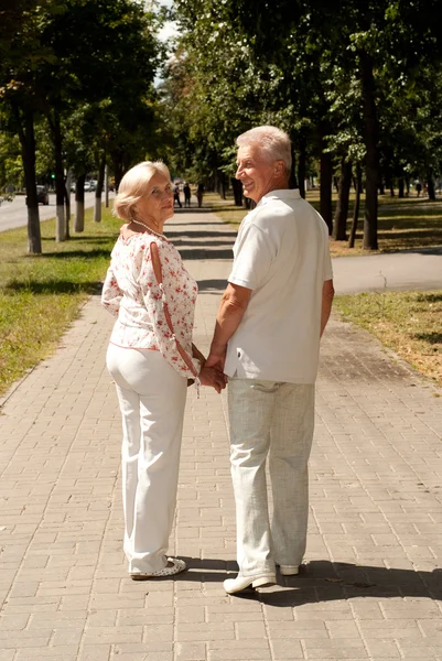 Beau couple âgé ensemble — Photo