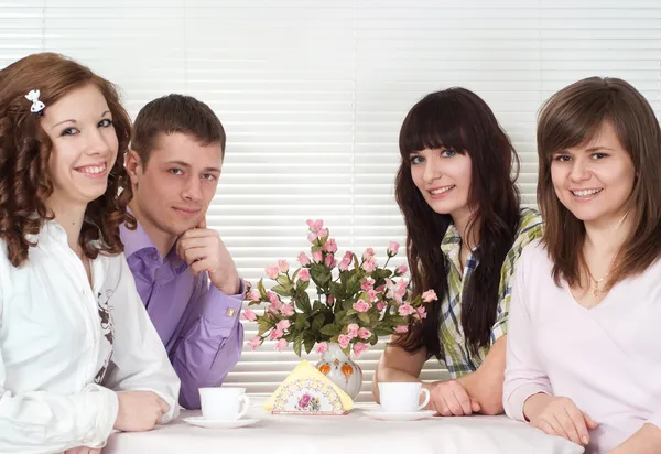 Funny people had a good time — Stock Photo, Image