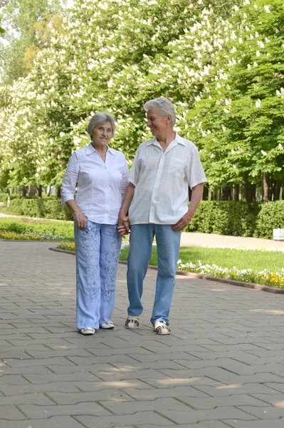 Boldog középkorú pár — Stock Fotó