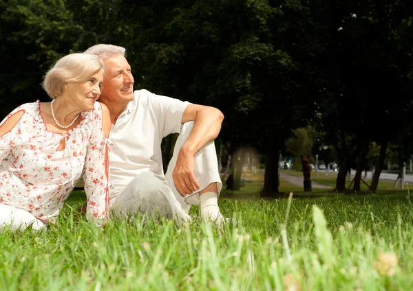 Heureux couple âgé — Photo