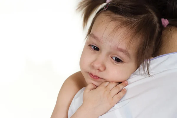 Kinderarzt mit Mädchen — Stockfoto