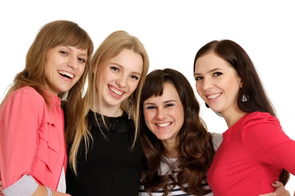Cuatro muchacha joven — Foto de Stock