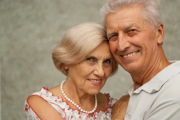 Happy elderly couple — Stock Photo, Image