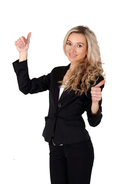 Sympothetic businesswoman in office — Stock Photo, Image