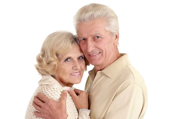 Old pair on a white background — Stock Photo, Image