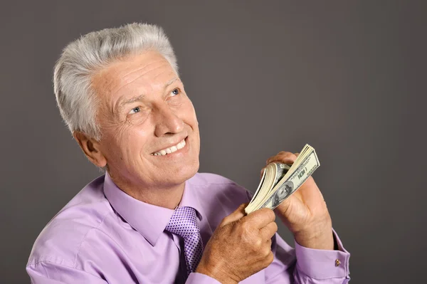 Retrato de homem idoso — Fotografia de Stock