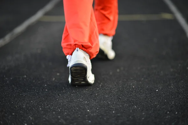 Runners ben närbild — Stockfoto