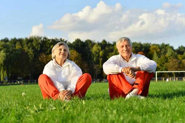 Lepilemur bejaarde echtpaar — Stockfoto