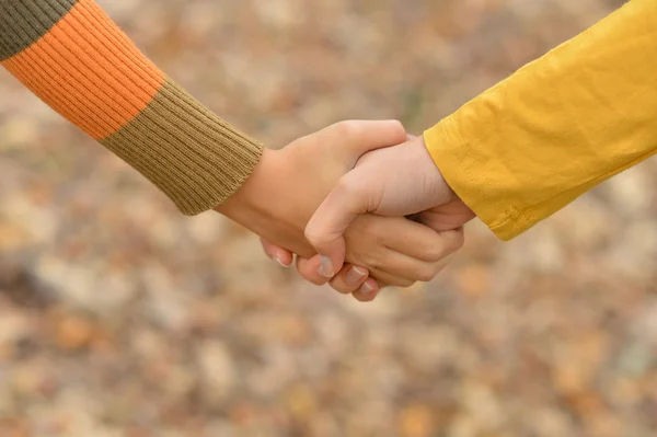 Two hands together Stock Photo