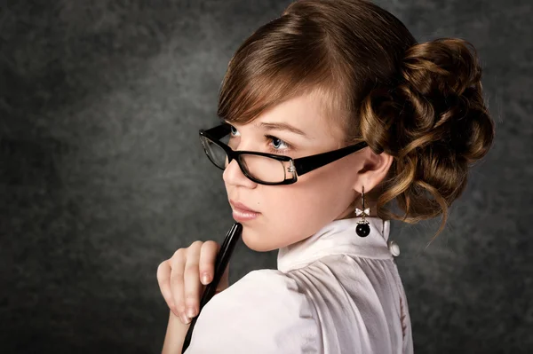 Portrait of a young business woman — Stock Photo, Image