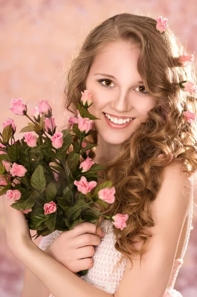 Portrait of a cute girl — Stock Photo, Image