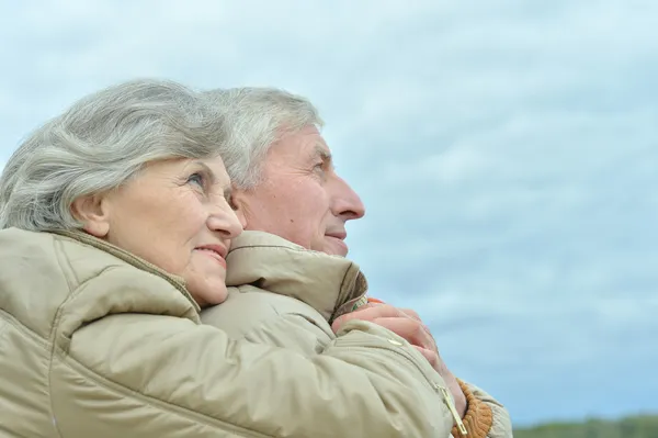 Beautiful elderly couple — Stock Photo, Image