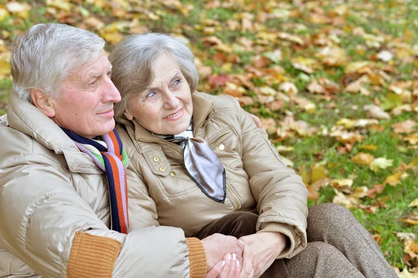 Hermosa pareja de ancianos — Foto de Stock