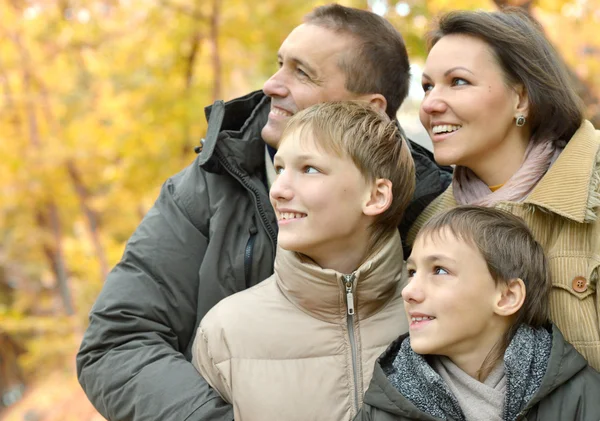 Famiglia abbastanza felice — Foto Stock