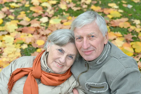 Aantrekkelijke ouder paar — Stockfoto