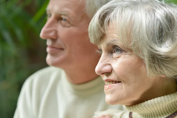 Gelukkig senior paar — Stockfoto