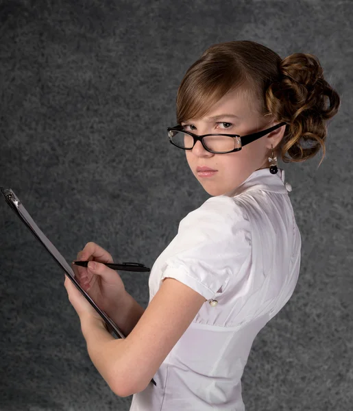 Portrait of a young business woman — Stock Photo, Image